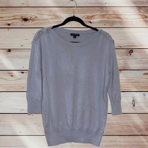 Banana Republic soft slate blue/grey sweater in size S